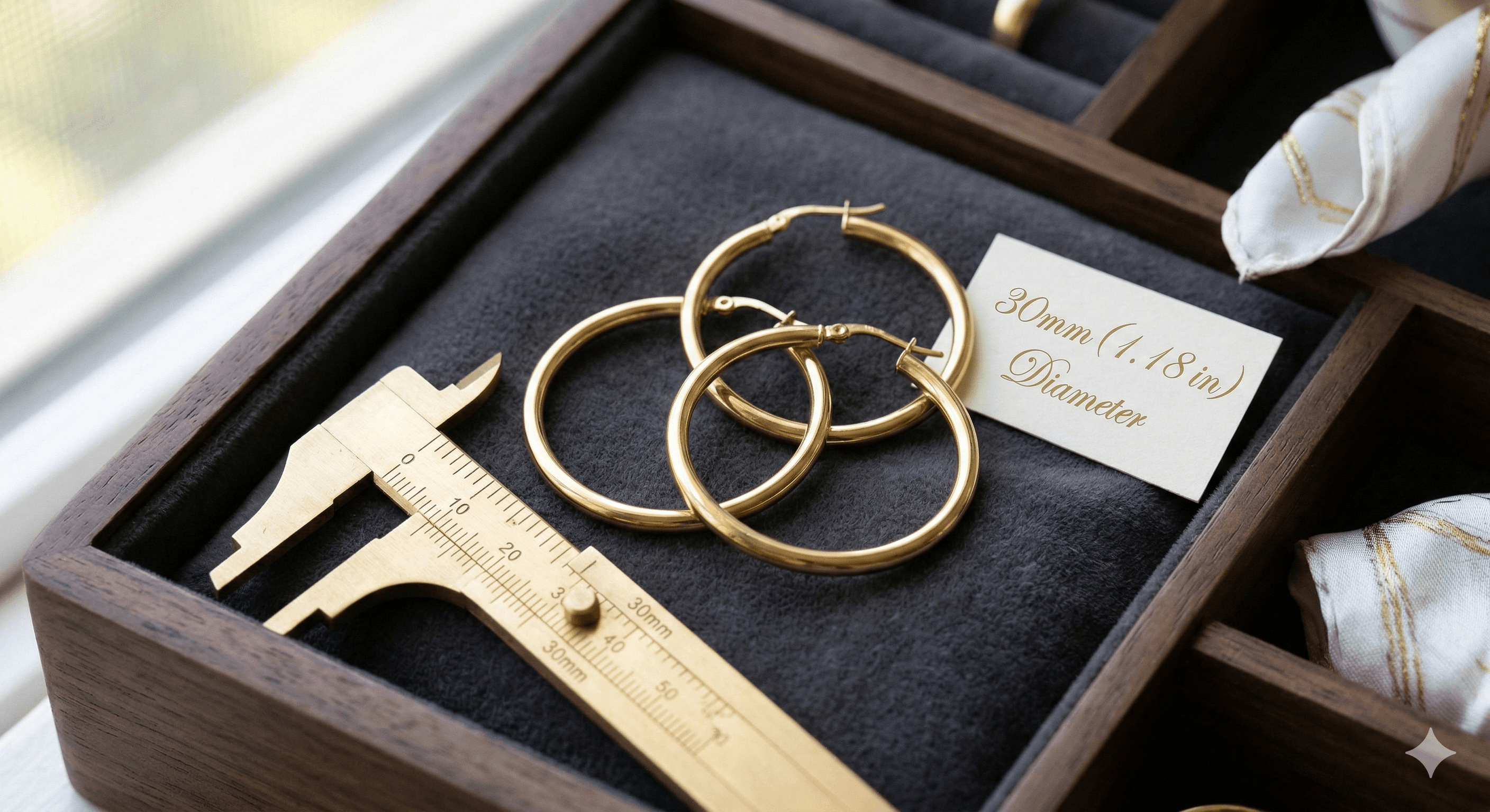 Textured Gold Hoop Earrings