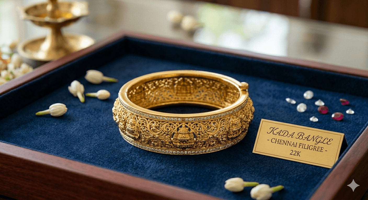 Heritage Hand-Carved Kada